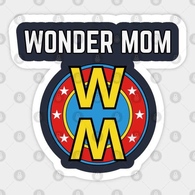 Wonder Mom Parody Logo Sticker by Stylecombinator